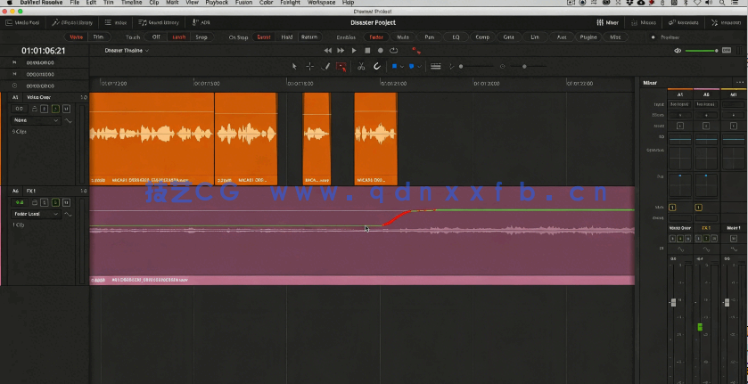 DaVinci Resolve Fairlight音频编辑核心技术训练视频教程(图1) DaVinci Resolve Fairlight音频编辑核心技术训练视频教程(图1)