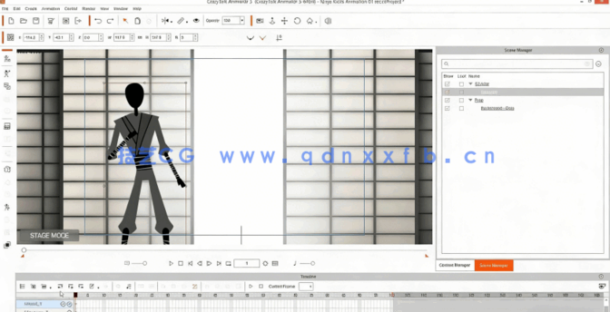 CrazyTalk Animator忍者动作姿势造型动画制作视频教程(图2) CrazyTalk Animator忍者动作姿势造型动画制作视频教程(图2)