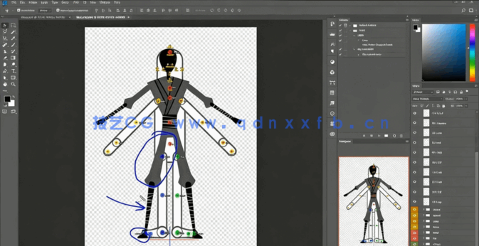 CrazyTalk Animator忍者动作姿势造型动画制作视频教程(图5) CrazyTalk Animator忍者动作姿势造型动画制作视频教程(图5)