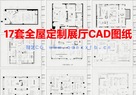 17套全屋定制展厅CAD家具展厅CAD家装展厅CAD全屋定制展厅(图1) 17套全屋定制展厅CAD家具展厅CAD家装展厅CAD全屋定制展厅(图1)
