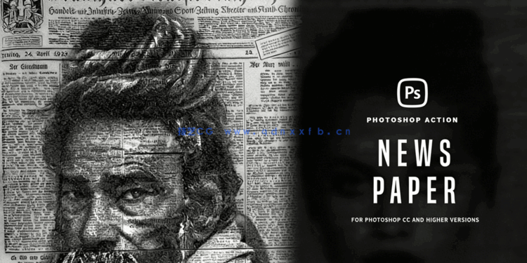 新闻黑白报纸纹理效果人像PSD模板(图4) 新闻黑白报纸纹理效果人像PSD模板(图4)