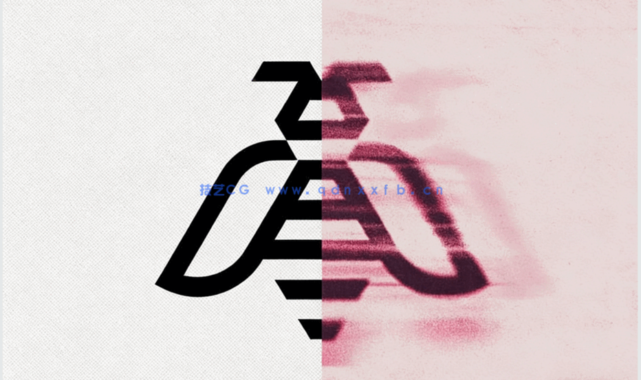 模糊脏热印刷抽象插图效果PSD模板(图3) 模糊脏热印刷抽象插图效果PSD模板(图3)