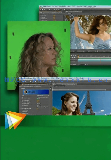 绿屏拍摄虚拟场景合成影片高级教程(图5) 绿屏拍摄虚拟场景合成影片高级教程(图5)