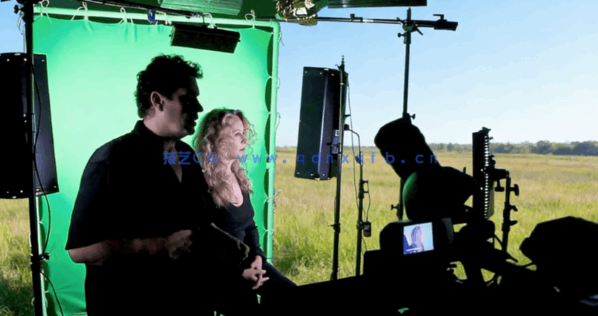 绿屏拍摄虚拟场景合成影片高级教程(图1) 绿屏拍摄虚拟场景合成影片高级教程(图1)