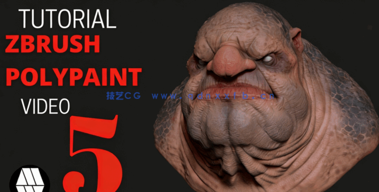 Zbrush巨魔半身像雕刻完整实例制作视频教程(图2) Zbrush巨魔半身像雕刻完整实例制作视频教程(图2)