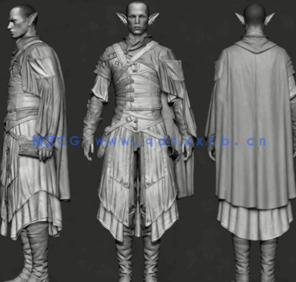 Zbrush精灵王游戏角色雕刻建模制作完整工作流程视频教程(图2) Zbrush精灵王游戏角色雕刻建模制作完整工作流程视频教程(图2)