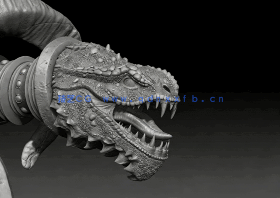 Zbrush与Blender魔兽寒霜之剑完整实例制作视频教程(图4) Zbrush与Blender魔兽寒霜之剑完整实例制作视频教程(图4)