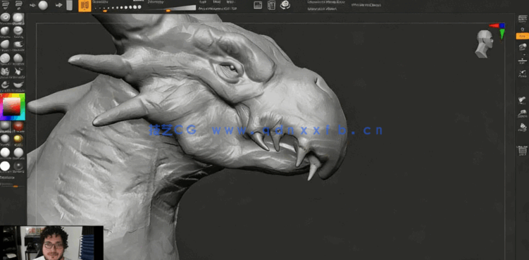 Zbrush core mini数字雕刻核心技术训练视频教程 (图3) Zbrush core mini数字雕刻核心技术训练视频教程 (图3)
