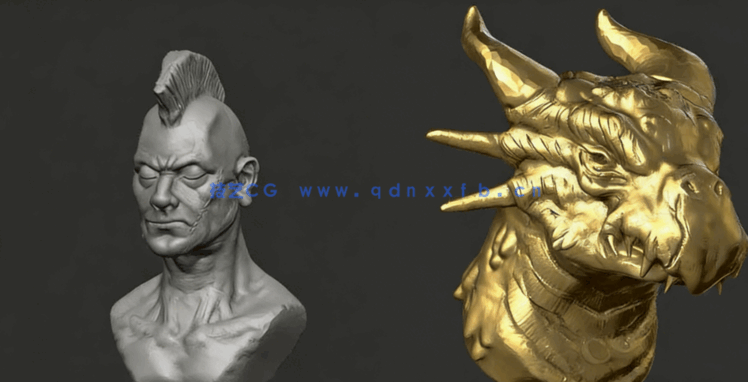 Zbrush core mini数字雕刻核心技术训练视频教程 (图4) Zbrush core mini数字雕刻核心技术训练视频教程 (图4)
