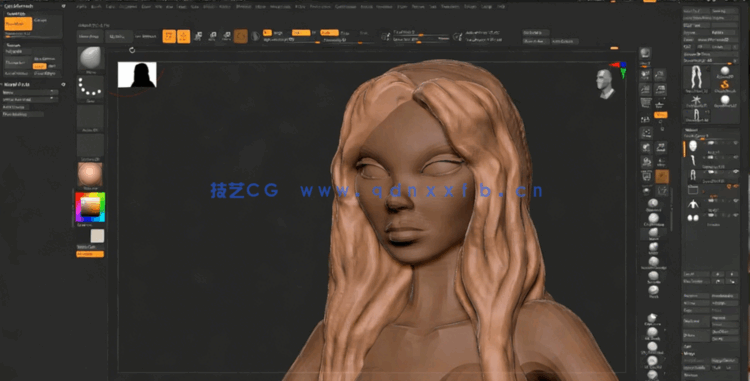Zbrush从概念草图到3D打印雕塑工作流程视频教程 (图2) Zbrush从概念草图到3D打印雕塑工作流程视频教程 (图2)