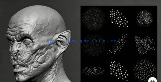 Zbrush数字点塑理论基础核心技术视频教程(图2) Zbrush数字点塑理论基础核心技术视频教程(图2)