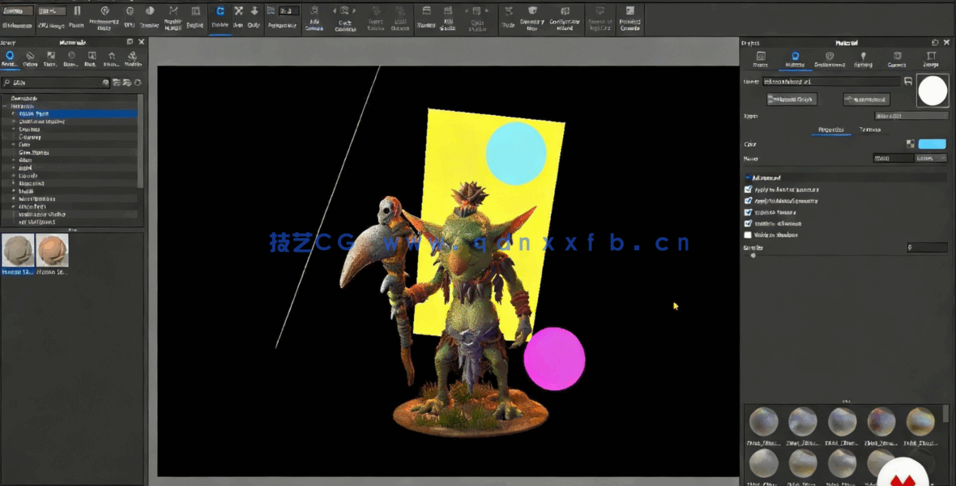 Zbrush数字点塑理论基础核心技术视频教程(图4) Zbrush数字点塑理论基础核心技术视频教程(图4)