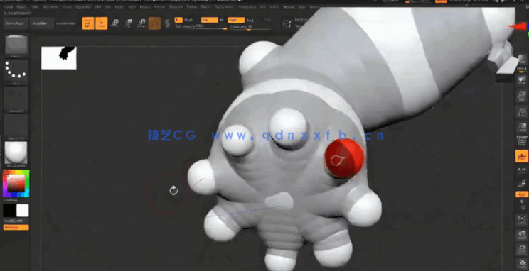 Zbrush 2021初学者基础入门技术训练视频教程 (图2) Zbrush 2021初学者基础入门技术训练视频教程 (图2)