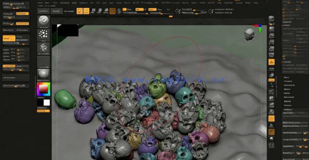 Zbrush 2021数字雕刻全面核心技术大师班视频教程 (图3) Zbrush 2021数字雕刻全面核心技术大师班视频教程 (图3)