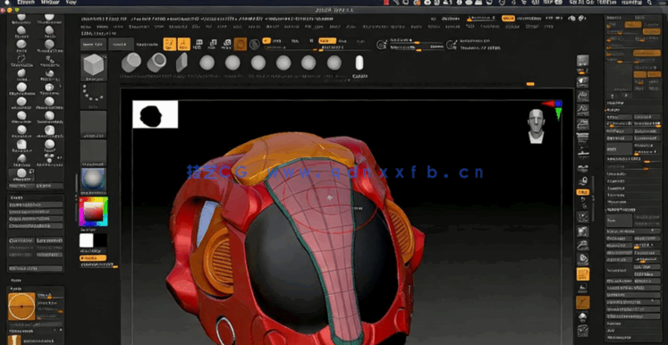 Zbrush 2021数字雕刻全面核心技术大师班视频教程 (图4) Zbrush 2021数字雕刻全面核心技术大师班视频教程 (图4)