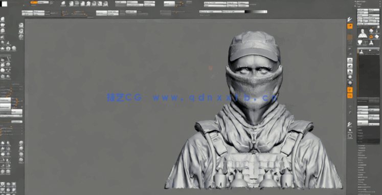 Zbrush创建3D复古机器人模型视频教程(图2) Zbrush创建3D复古机器人模型视频教程(图2)