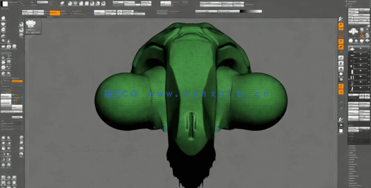 Zbrush创建3D复古机器人模型视频教程(图4) Zbrush创建3D复古机器人模型视频教程(图4)