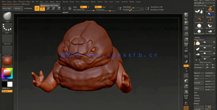 ZBrush 3D生物好莱坞级别完整制作工作流程视频教程 (图2) ZBrush 3D生物好莱坞级别完整制作工作流程视频教程 (图2)