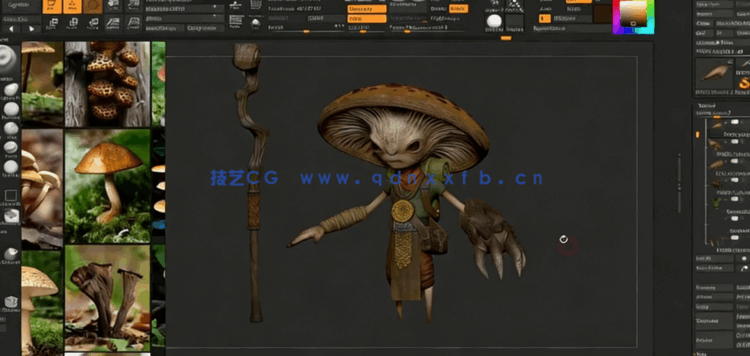ZBrush3D概念角色设计极限指南工作流程视频教程(图2) ZBrush3D概念角色设计极限指南工作流程视频教程(图2)