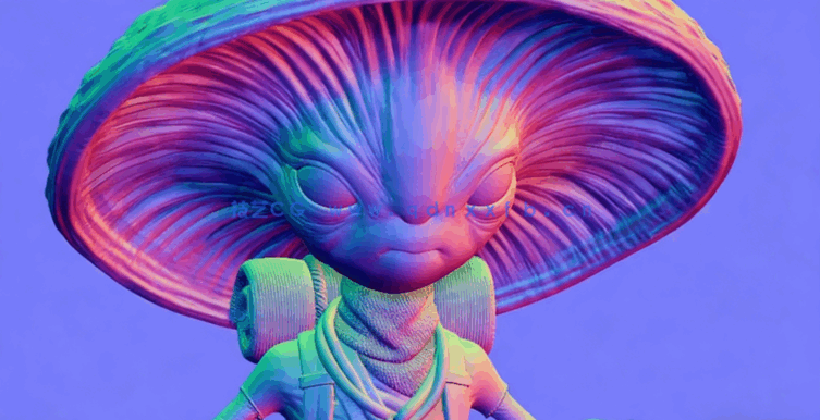 ZBrush3D概念角色设计极限指南工作流程视频教程(图3) ZBrush3D概念角色设计极限指南工作流程视频教程(图3)