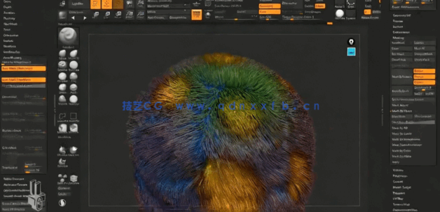 ZBrush3D概念角色设计极限指南工作流程视频教程(图5) ZBrush3D概念角色设计极限指南工作流程视频教程(图5)