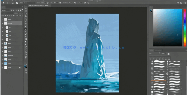 30组水粉画数字绘画PS与Procreate笔刷 附视频教程(图2) 30组水粉画数字绘画PS与Procreate笔刷 附视频教程(图2)