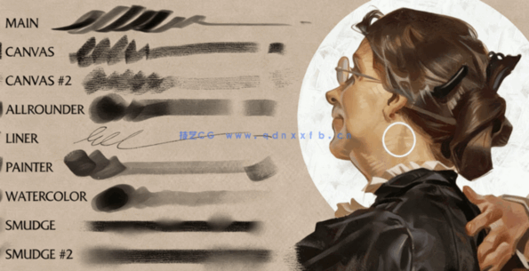 Esben Lash画师数字绘画自定义PS笔刷合集(图3) Esben Lash画师数字绘画自定义PS笔刷合集(图3)