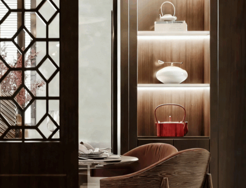 新中式案例、效果图参考 130套(图3)