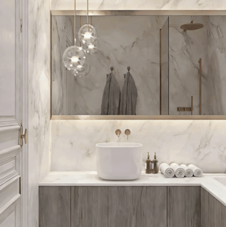 2021最新卫生间设计|100款案例参考(图5) 2021最新卫生间设计|100款案例参考(图5)