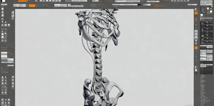 ZBrush机器人内骨骼详细实例视频教程(图5) ZBrush机器人内骨骼详细实例视频教程(图5)