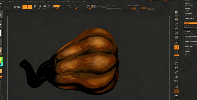 ZBrush雕刻稻草人手办模型视频教程(图2) ZBrush雕刻稻草人手办模型视频教程(图2)