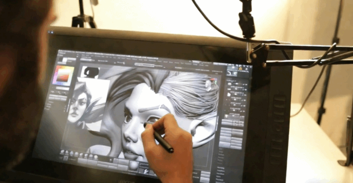 ZBrush超精细女精灵战士数字雕刻完整流程视频教程(图2) ZBrush超精细女精灵战士数字雕刻完整流程视频教程(图2)