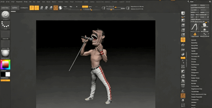 Zbrush中男性角色创作全流程视频教程(图2) Zbrush中男性角色创作全流程视频教程(图2)