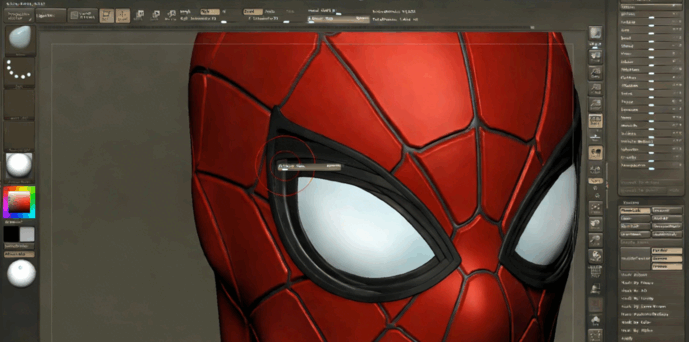 ZBrush蜘蛛侠建模完整制作流程视频教程 (图4) ZBrush蜘蛛侠建模完整制作流程视频教程 (图4)
