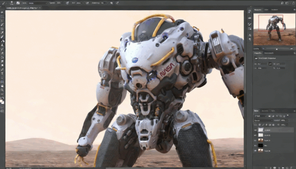 酷炫Zbrush机器人3D设计制作流程视频教程 (图2) 酷炫Zbrush机器人3D设计制作流程视频教程 (图2)