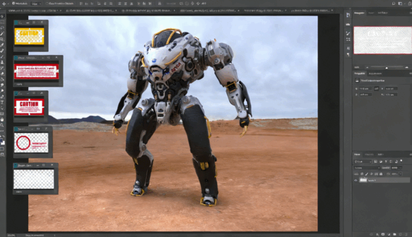 酷炫Zbrush机器人3D设计制作流程视频教程 (图3) 酷炫Zbrush机器人3D设计制作流程视频教程 (图3)