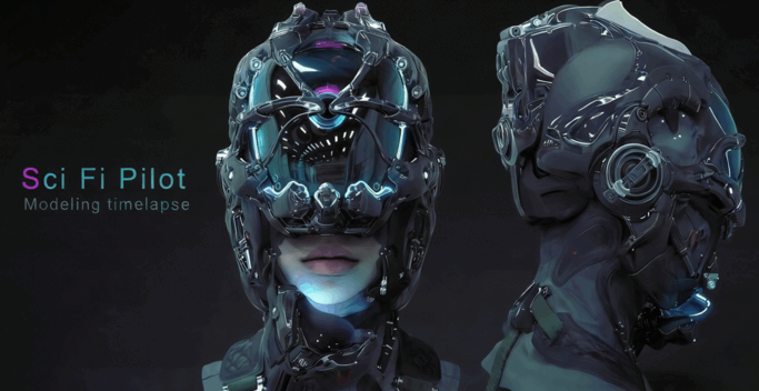ZBrush机械人角色雕刻完整制作流程视频教程 (图2) ZBrush机械人角色雕刻完整制作流程视频教程 (图2)