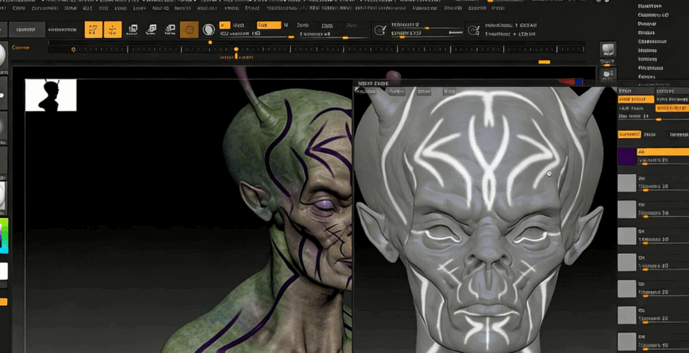 ZBrush 2020数字雕刻大师级全面指南视频教程(图3) ZBrush 2020数字雕刻大师级全面指南视频教程(图3)