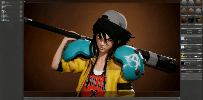 ZBrush年轻战斗女孩完整雕刻制作流程训练视频教程 (图2) ZBrush年轻战斗女孩完整雕刻制作流程训练视频教程 (图2)