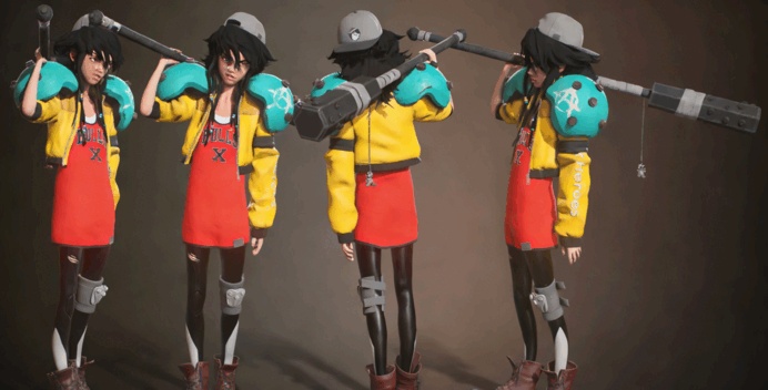 ZBrush年轻战斗女孩完整雕刻制作流程训练视频教程 (图3) ZBrush年轻战斗女孩完整雕刻制作流程训练视频教程 (图3)