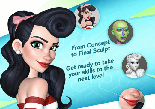 ZBrush角色设计新手入门实例训练视频教程 (图2) ZBrush角色设计新手入门实例训练视频教程 (图2)