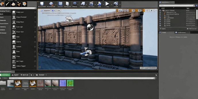 ZBrush与UE4寺庙墙壁完整实例制作视频教程(图2) ZBrush与UE4寺庙墙壁完整实例制作视频教程(图2)