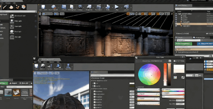ZBrush与UE4寺庙墙壁完整实例制作视频教程(图5) ZBrush与UE4寺庙墙壁完整实例制作视频教程(图5)