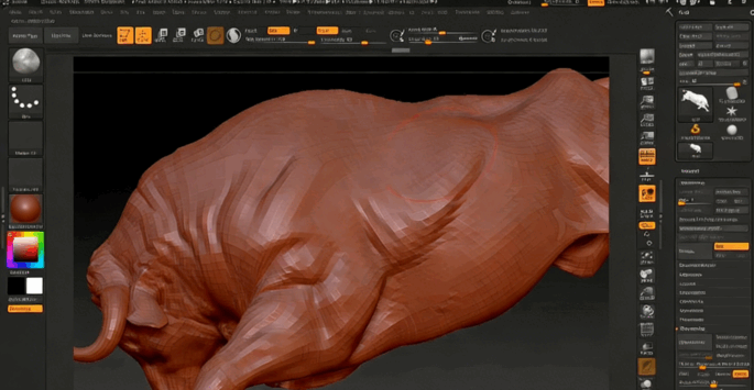 Zbrush 2020全面核心技术训练视频教程(图5) Zbrush 2020全面核心技术训练视频教程(图5)
