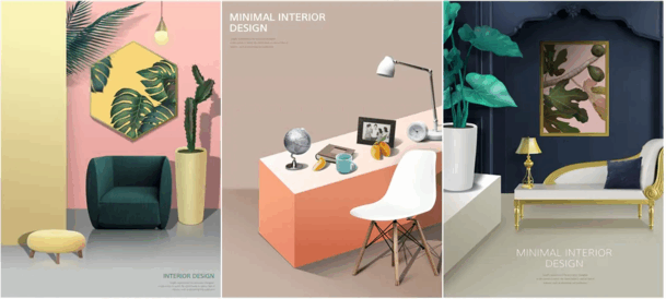 宜家风简约软装摆件PSD源文件(图2)