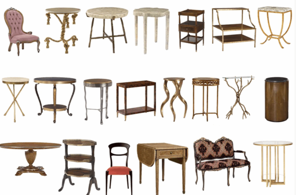 精选美式家具免扣图软装素材(图3) 精选美式家具免扣图软装素材(图3)