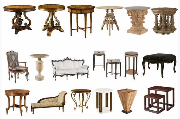 精选美式家具免扣图软装素材(图4) 精选美式家具免扣图软装素材(图4)