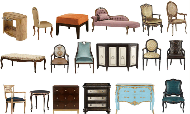 精选美式家具免扣图软装素材(图5) 精选美式家具免扣图软装素材(图5)