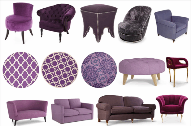 紫色系列家具灯饰布艺饰品等软装素材(图4) 紫色系列家具灯饰布艺饰品等软装素材(图4)