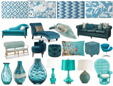 松石色系列家具灯饰布艺饰品等软装素材(图1) 松石色系列家具灯饰布艺饰品等软装素材(图1)